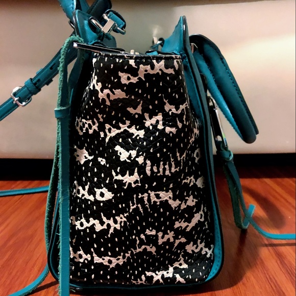Rebecca Minkoff Mini Avery Tote in Teal - Picture 7 of 8